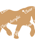 Horse Pony Profile Acrylic Blank