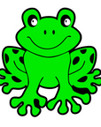 Cute Frog Acrylic Blank
