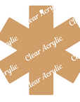Medic Alert symbol acrylic Blank