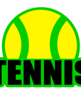 Tennis Ball Word Acrylic Blank