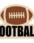 Football Ball Word Acrylic Blank