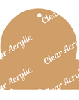 Volleyball Ball Word Acrylic Blank