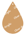 Blood Tear Drop Acrylic Blank