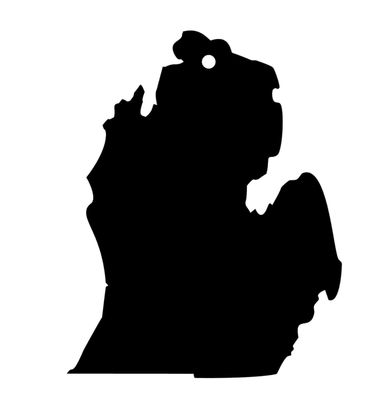 michigan-lower-peninsula-acrylic-blank-moxie-vinyls