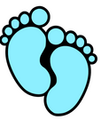 Baby Feet Acrylic Blank