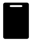 Luggage Tag Acrylic Blank