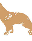German Shepherd Acrylic Blanks