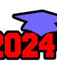 2024 Graduation Cap Acrylic Blank