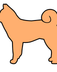 Shiba Inu Dog Profile Acrylic Blank
