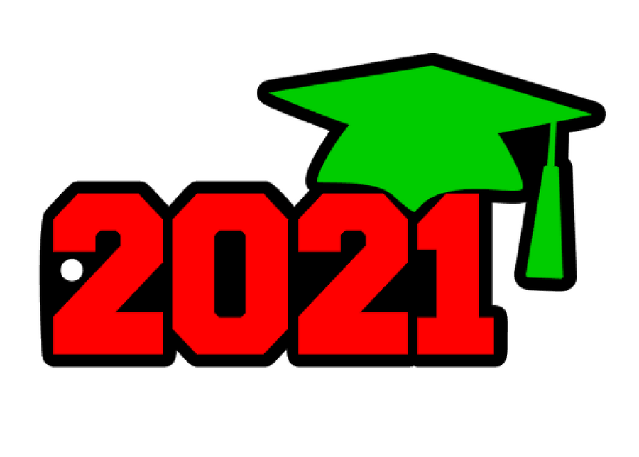 2021 Graduation Cap Acrylic Blank