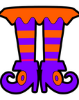 Witch Legs Feet Acrylic Blank