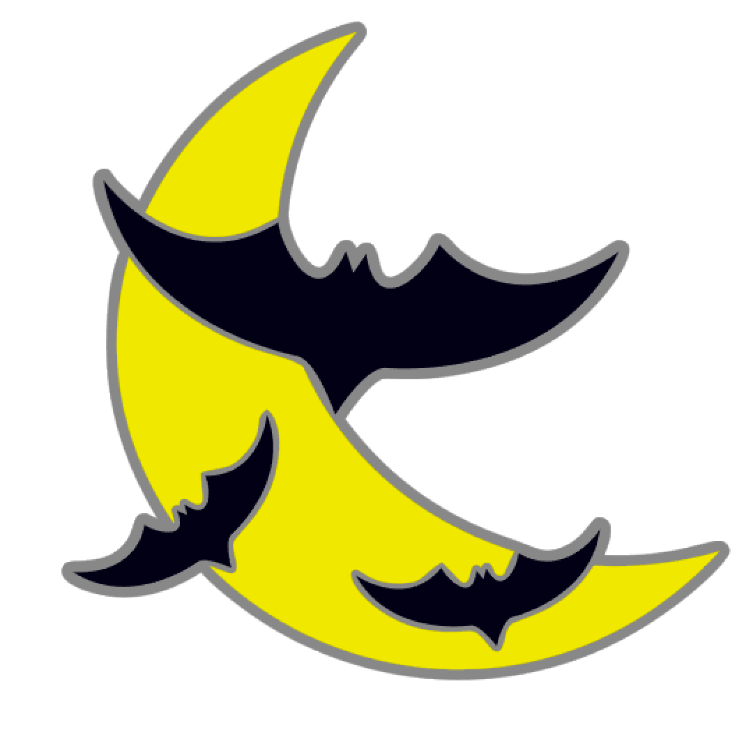 Moon Bats Acrylic Blank