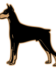 Doberman Pincher Profile Acrylic Blank