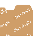 Camera Key Chain Acrylic Blanks for Crafting