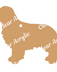 Golden Retriever Key chain Acrylic Blanks
