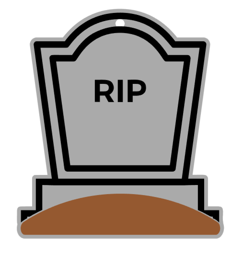 Grave Stone Marker  Acrylic Blank