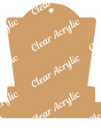 Tombstone Grave Marker Acrylic Blank