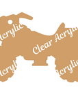 ATV 4 Wheeler Acrylic Blank for key chains