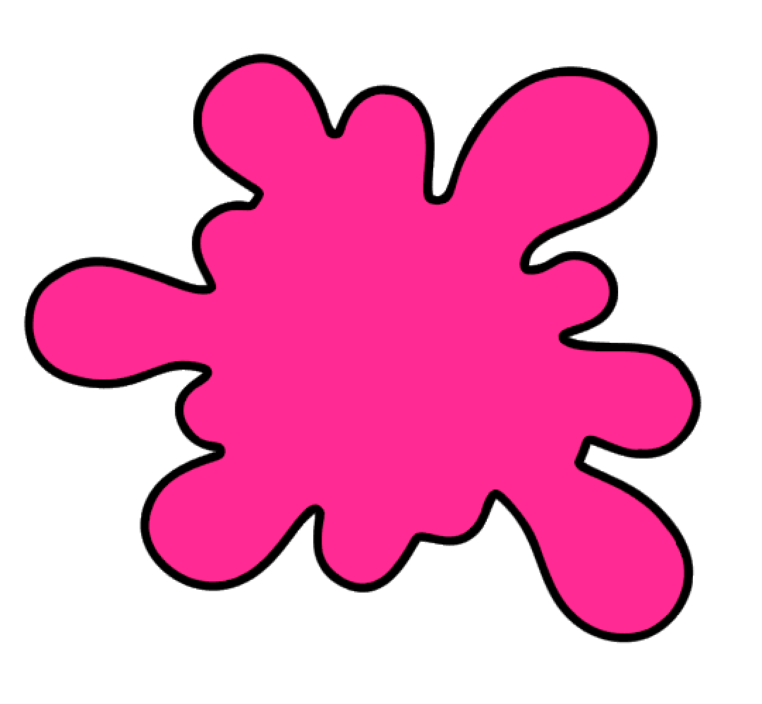 Paint Splatter Acrylic Blank