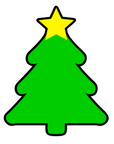 Christmas Tree Acrylic Blank