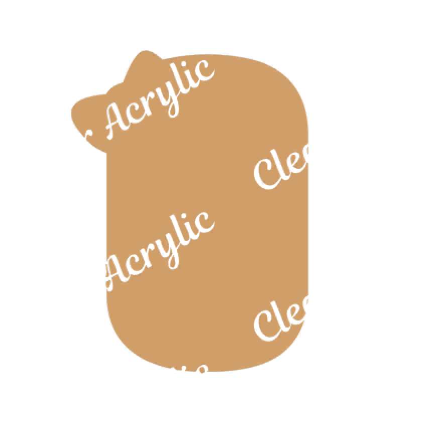 PILL SHAPE ACRYLIC Badge Reel Cover-Clear Acrylic Blank-Badge Reel Cov –  Posh Glitter, LLC