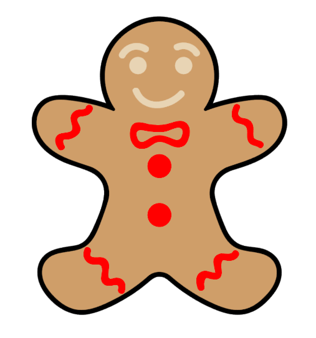 Gingerbread Man Acrylic Blank
