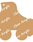 Roller Skate Acrylic Craft Blanks