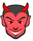 Devil Head Acrylic Blank