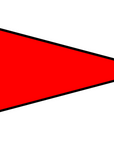 Pennant Flag Acrylic Blank