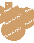 Fruit Allergy Alert Acrylic Blank for Key Chains