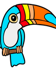 Toucan Parrot Acrylic Blank