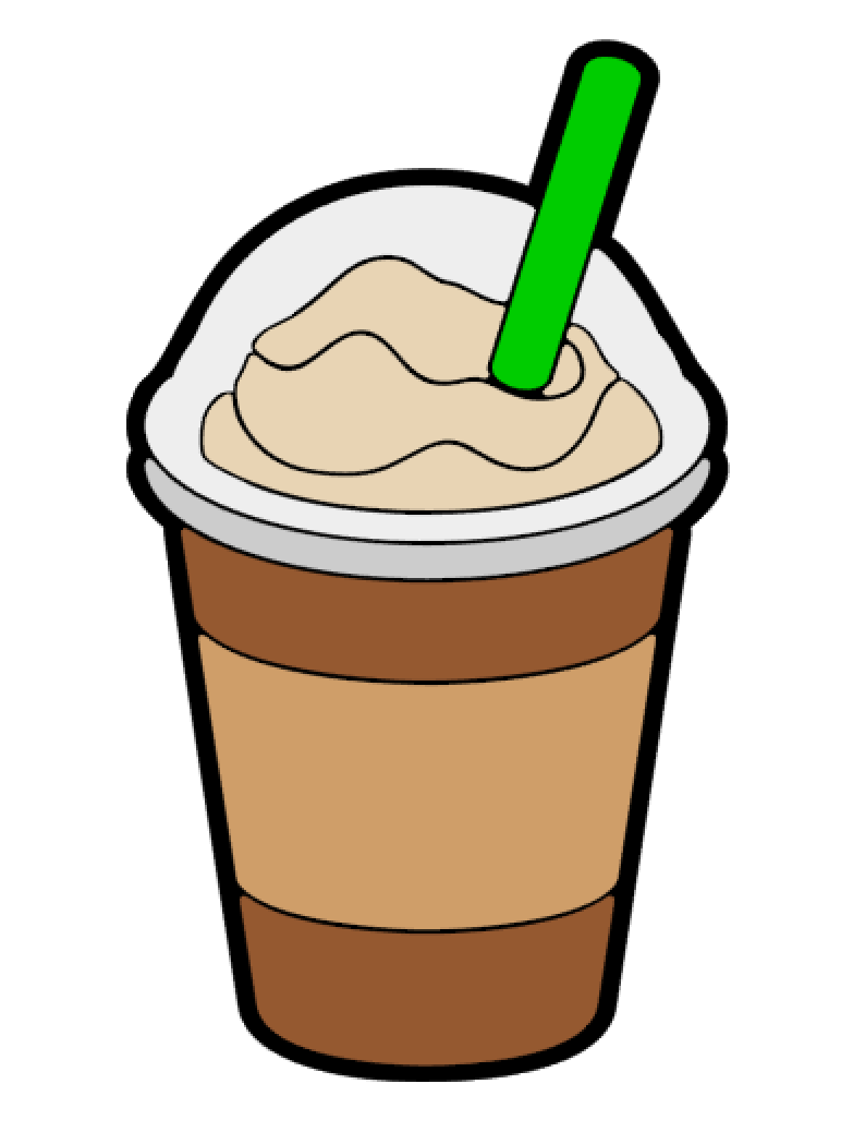 Iced Coffee Shake Acrylic Blank