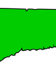 Connecticut State Acrylic Blank