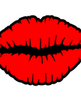 Lips Lipstick Print Acrylic Blank