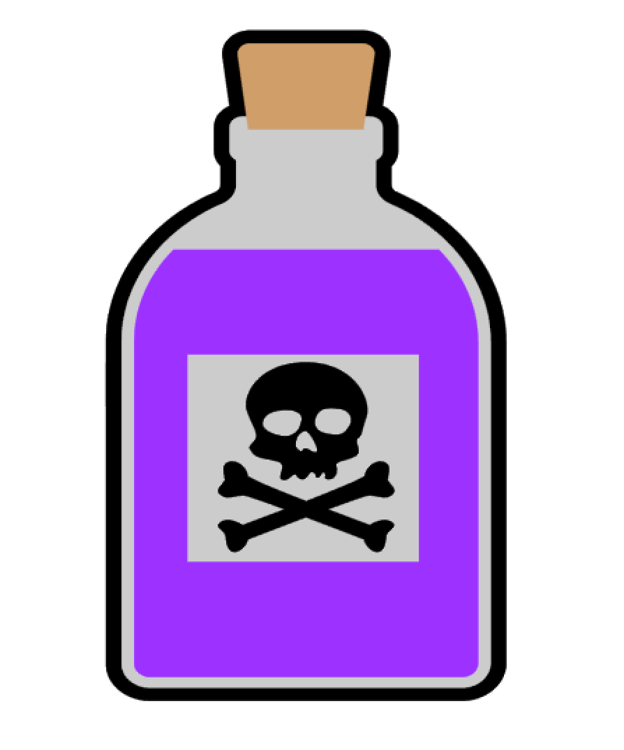 Poison Bottle Acrylic Blank