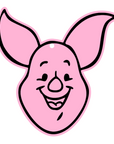 Cartoon Pig Head Acrylic Blank