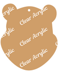 Cartoon Bear Head Acrylic Blank