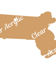 Massachusetts State Acrylic Blank