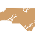 North Carolina Acrylic Blank