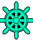 Captains Wheel Acrylic Blank