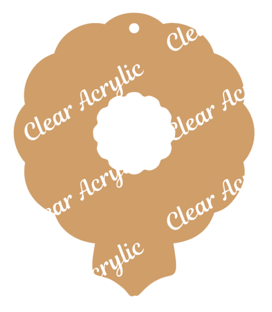 Christmas Wreath Acrylic Blanks