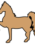American Saddlebred Horse Acrylic Blank