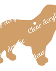 Dog Breed Acrylic Blanks for Key Chain Crafts
