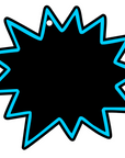 Comic Exclamation Bubble Acrylic Blank