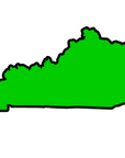 Kentucky State Acrylic Blank