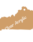 Kentucky state acrylic blanks for key chain crafts