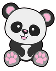 Panda Sitting Acrylic Blank