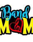 Band Mom Heart Acrylic Blank