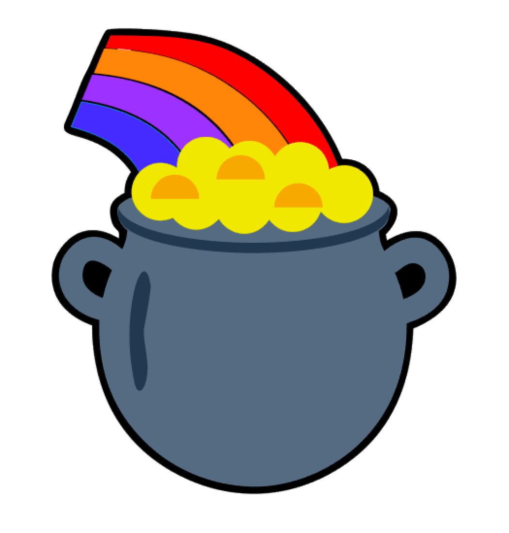 Pot of Gold Acrylic Blank