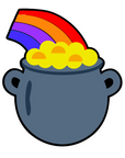 Pot of Gold Acrylic Blank